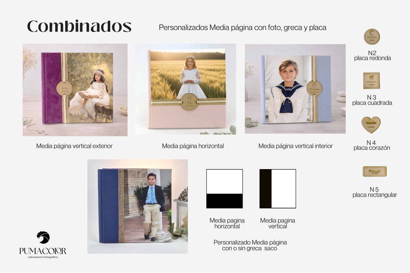 Álbum de comunión · Combinados