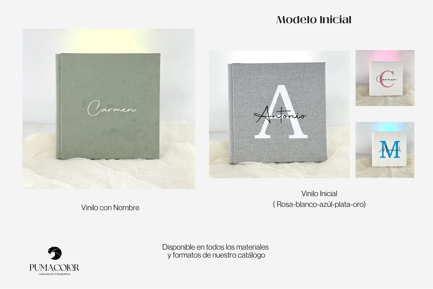 Álbum de comunión · Modelo Inicial