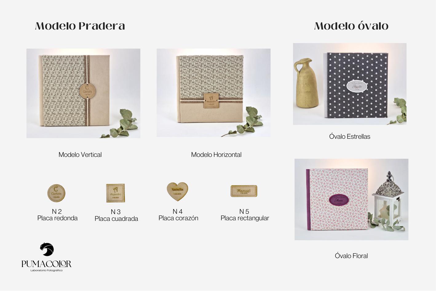 Álbum de comunión · Óvalo